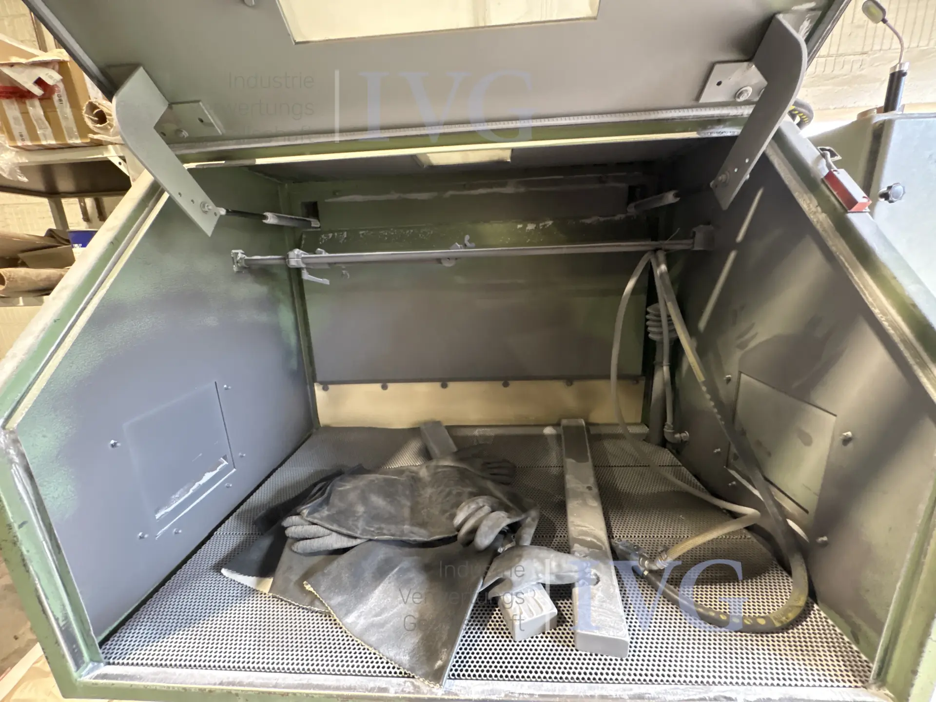 Sandstrahlkabine GLÄSNER Minimatic – foto 6 – kavel bij IVG, Halle