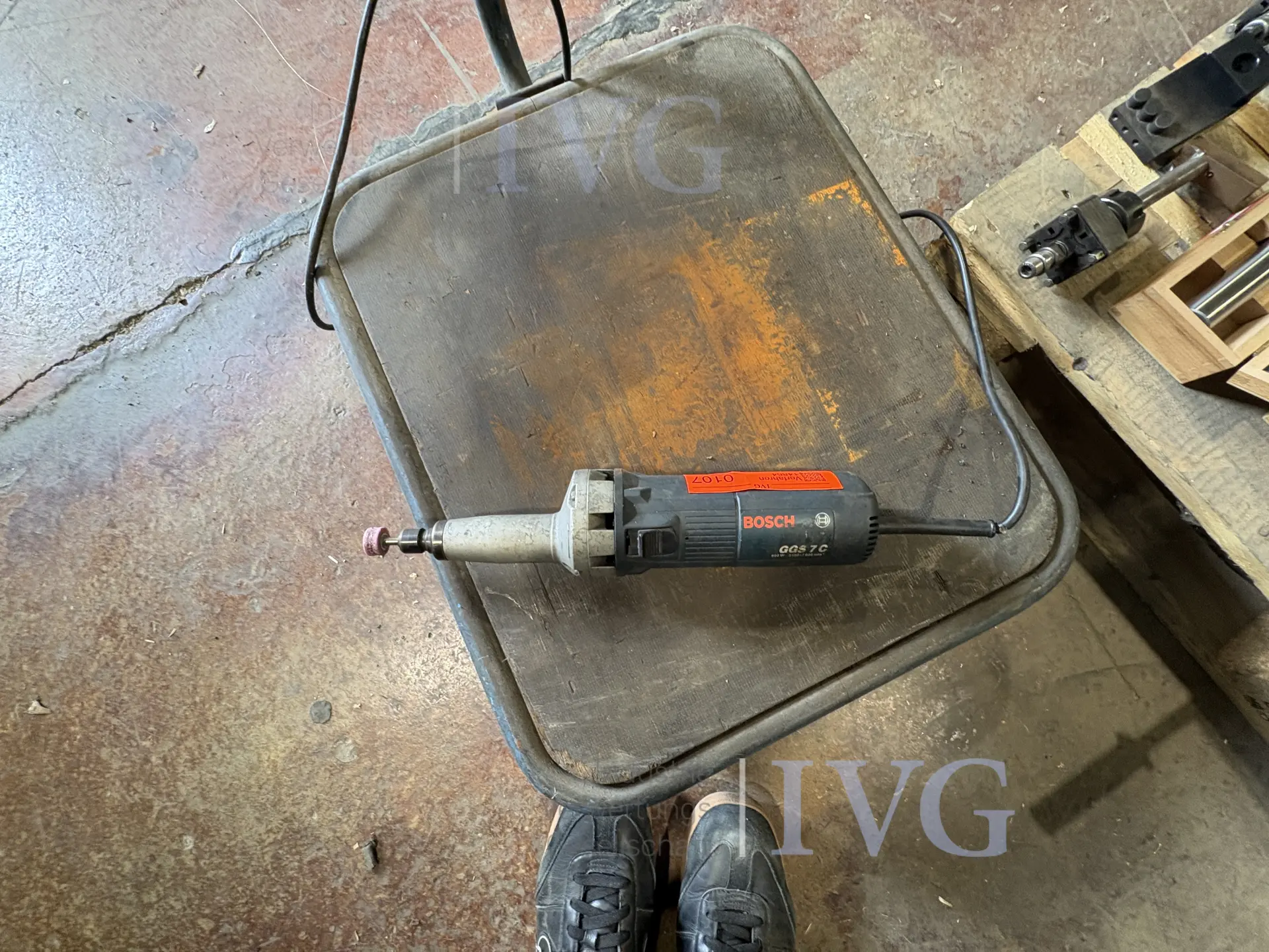 Geradschleifer BOSCH GGS7C – foto 4 – kavel bij IVG, Halle
