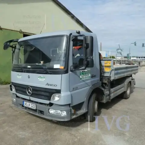 Lkw Kipper offener Kasten m. Ladegerät MERCEDES-BENZ Atego 818 K BlueTec 5