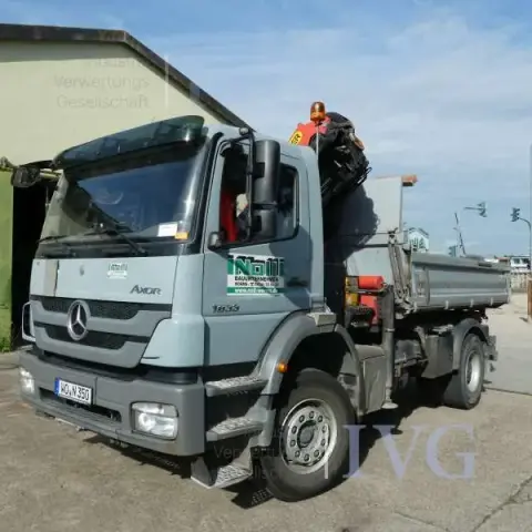 LKW Kipper offener Kasten m. Ladegerät MERCEDES-BENZ Axor 1833 BlueTec 5