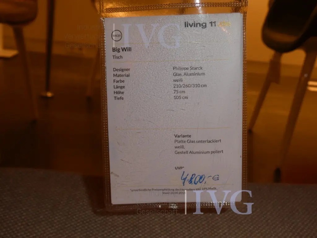 Esstisch MAGIS Big Will – foto 6 – kavel bij IVG, Kirchlengern