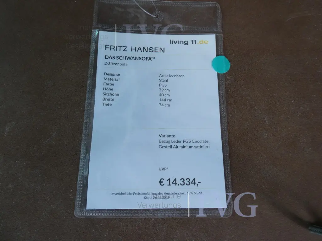 Sofa FRITZ HANSEN Das Schwansofa – foto 4 – kavel bij IVG, Kirchlengern