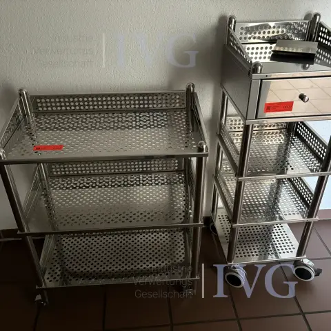 Edelstahl-Transportwagen