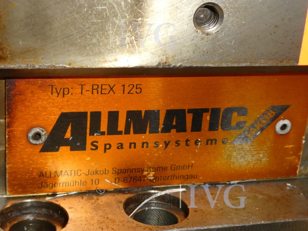Maschinenschraubstock ALLMATIC T-Rex 125 – foto 5 – kavel bij IVG, Velen