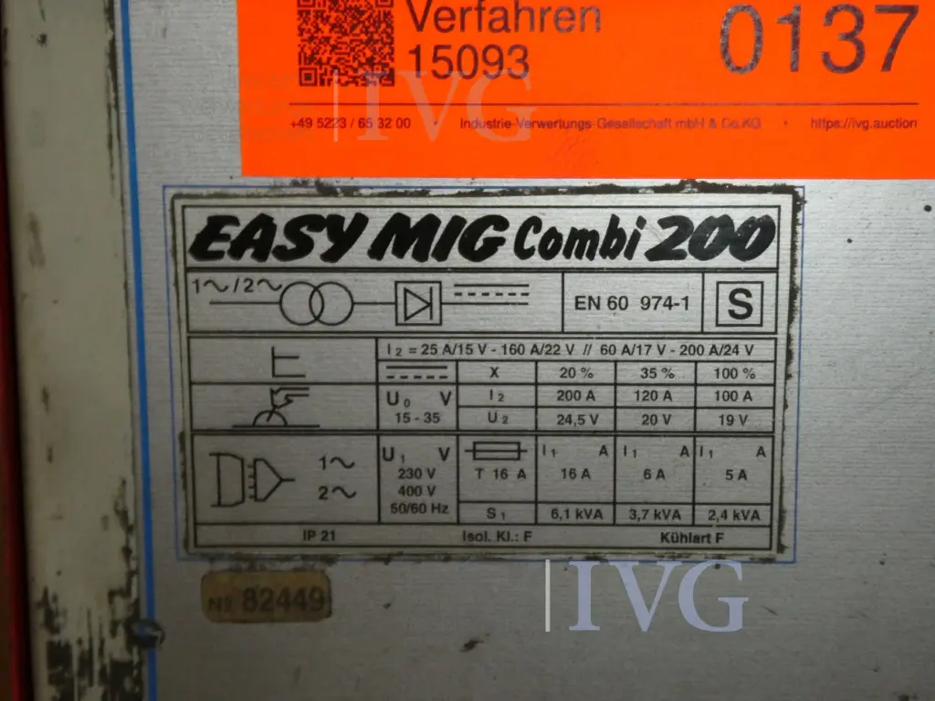 Schutzgasschweißgerät D+L Easy Mig Combi 200 – foto 5 – kavel bij IVG, Velen