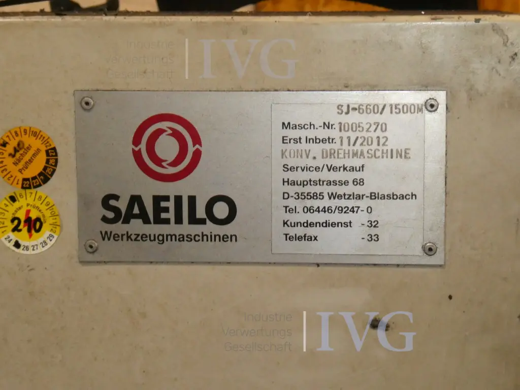 L+Z-Drehmaschine CONTUR SJ-660/1500M – foto 11 – kavel bij IVG, Velen