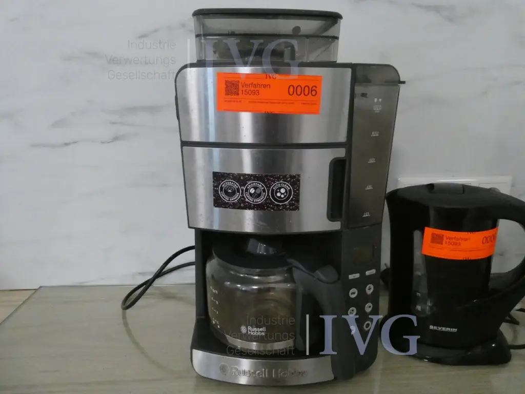 Filterkaffeemaschine RUSSELL HOBBS – foto 3 – kavel bij IVG, Velen