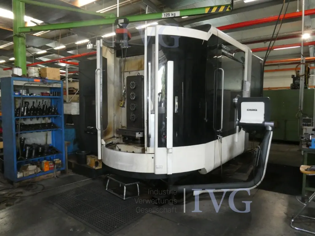 horizontales 4-Achs-Bearbeitungszentrum DECKEL MAHO DMC 80H Duoblock – kavel bij IVG, Velen