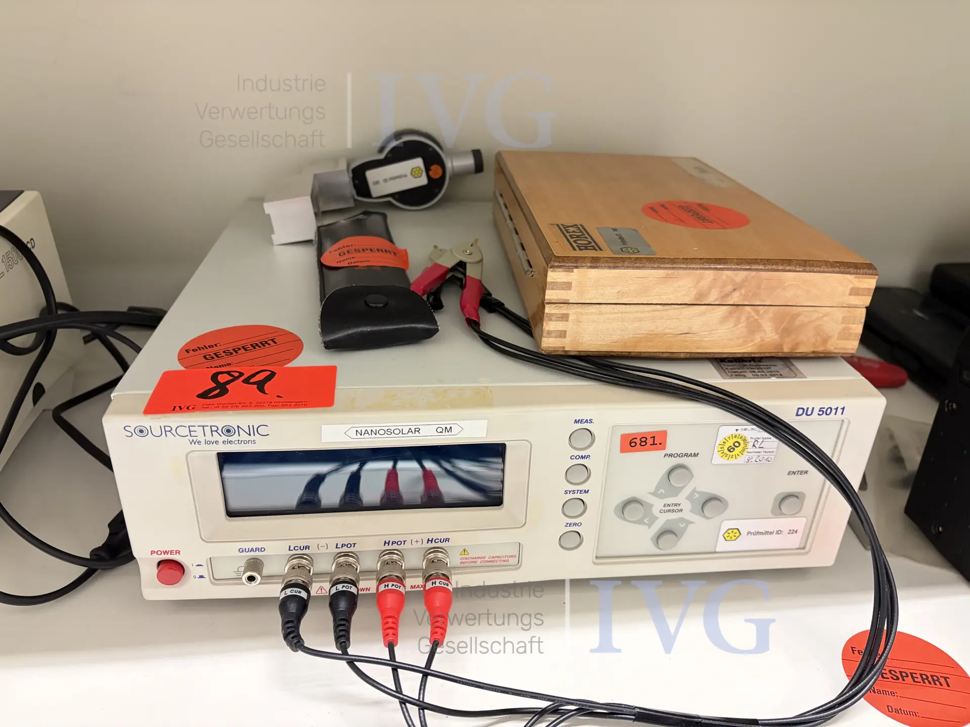 Posten Messgeräte FLUKE - KEITHLEY 1653B Multi Tester – foto 7 – kavel bij IVG, Luckenwalde