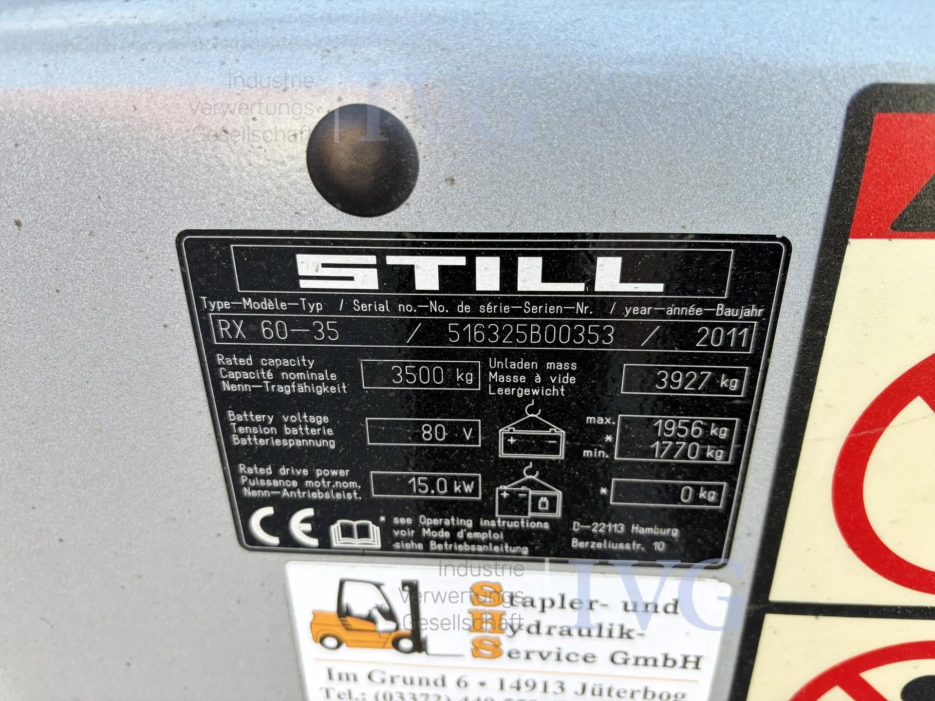 Elektrostapler STILL RX 60-35 – foto 25 – kavel bij IVG, Luckenwalde