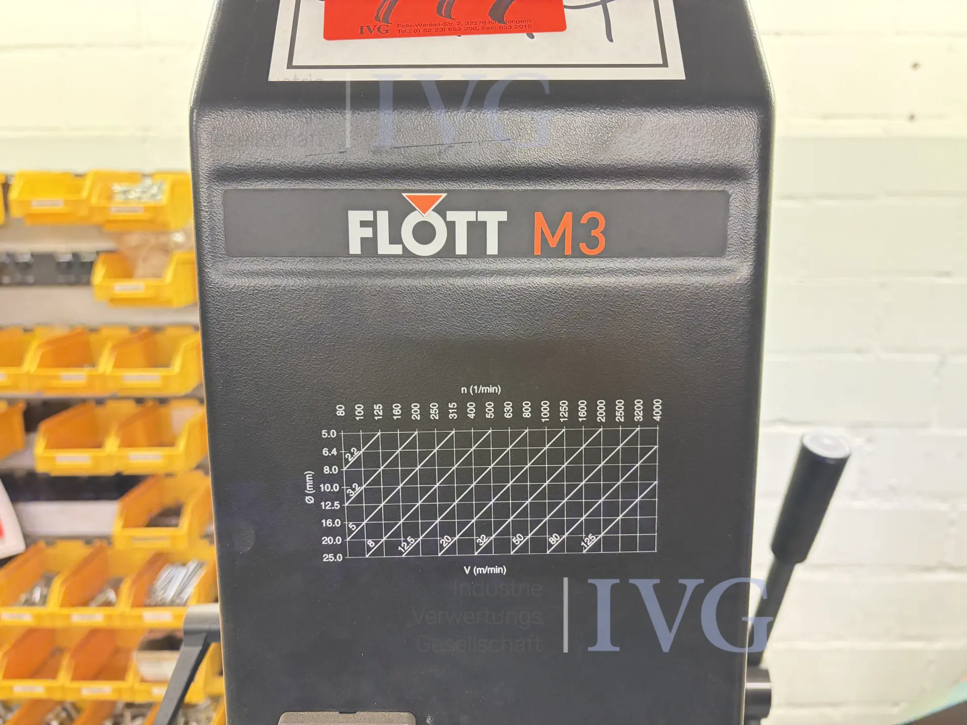 Kolomboormachine FLOTT M3 – foto 12 – kavel bij IVG, Luckenwalde