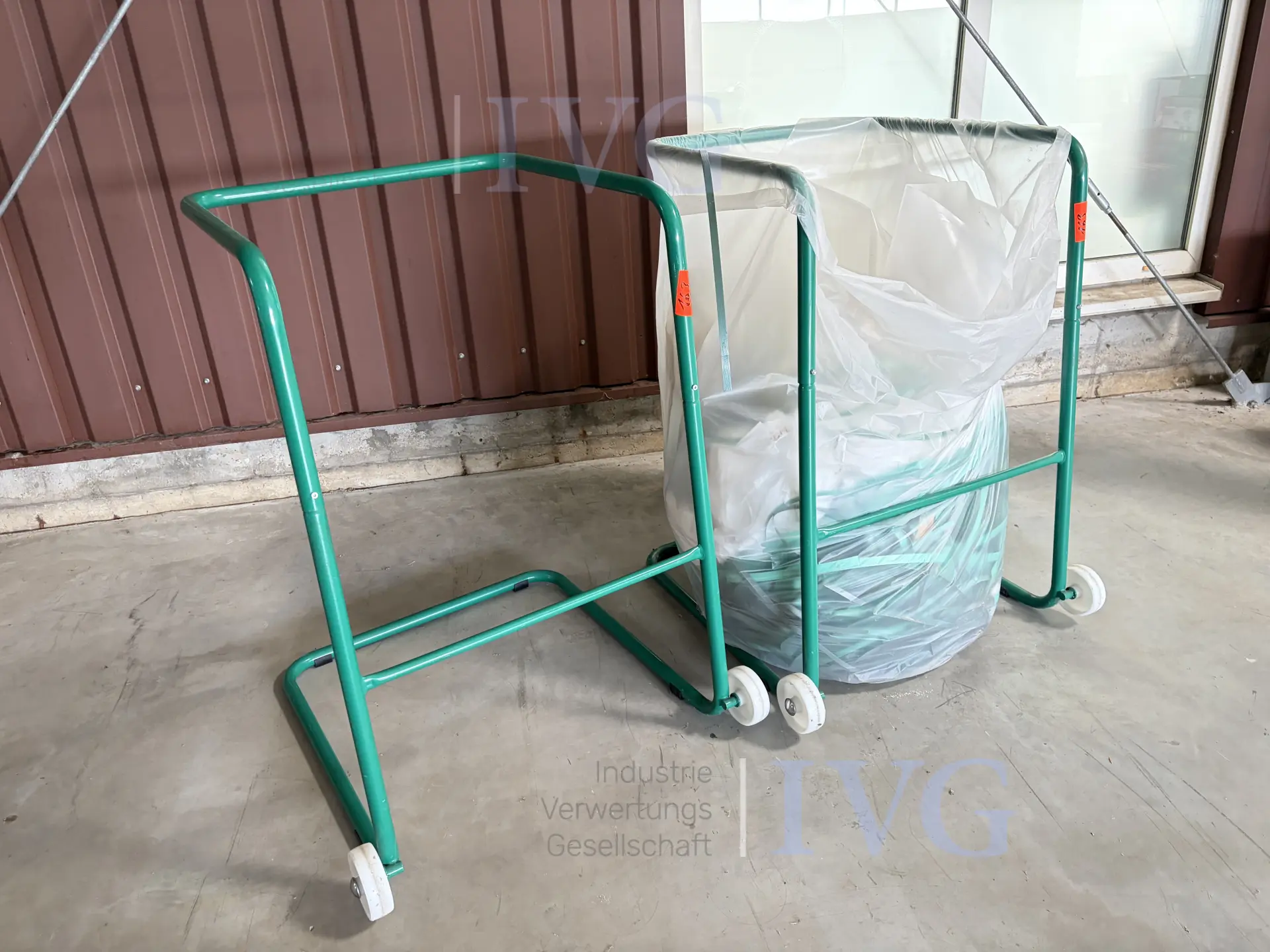 Afvalzakhouder, 2 stuks, EUROKRAFT WST 10-R – foto 2 – kavel bij IVG, Luckenwalde
