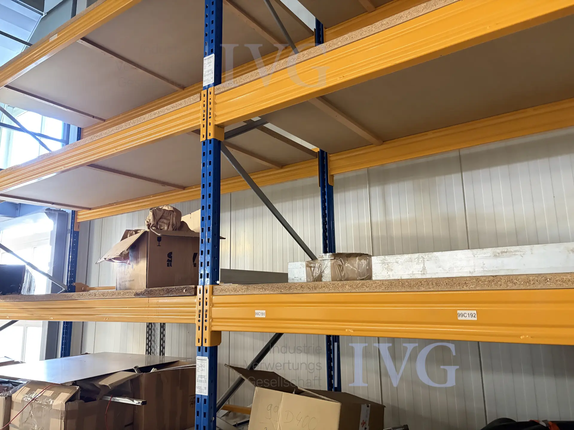 Palettenregal (ohne Inhalt!) JUNGHEINRICH – foto 6 – kavel bij IVG, Luckenwalde