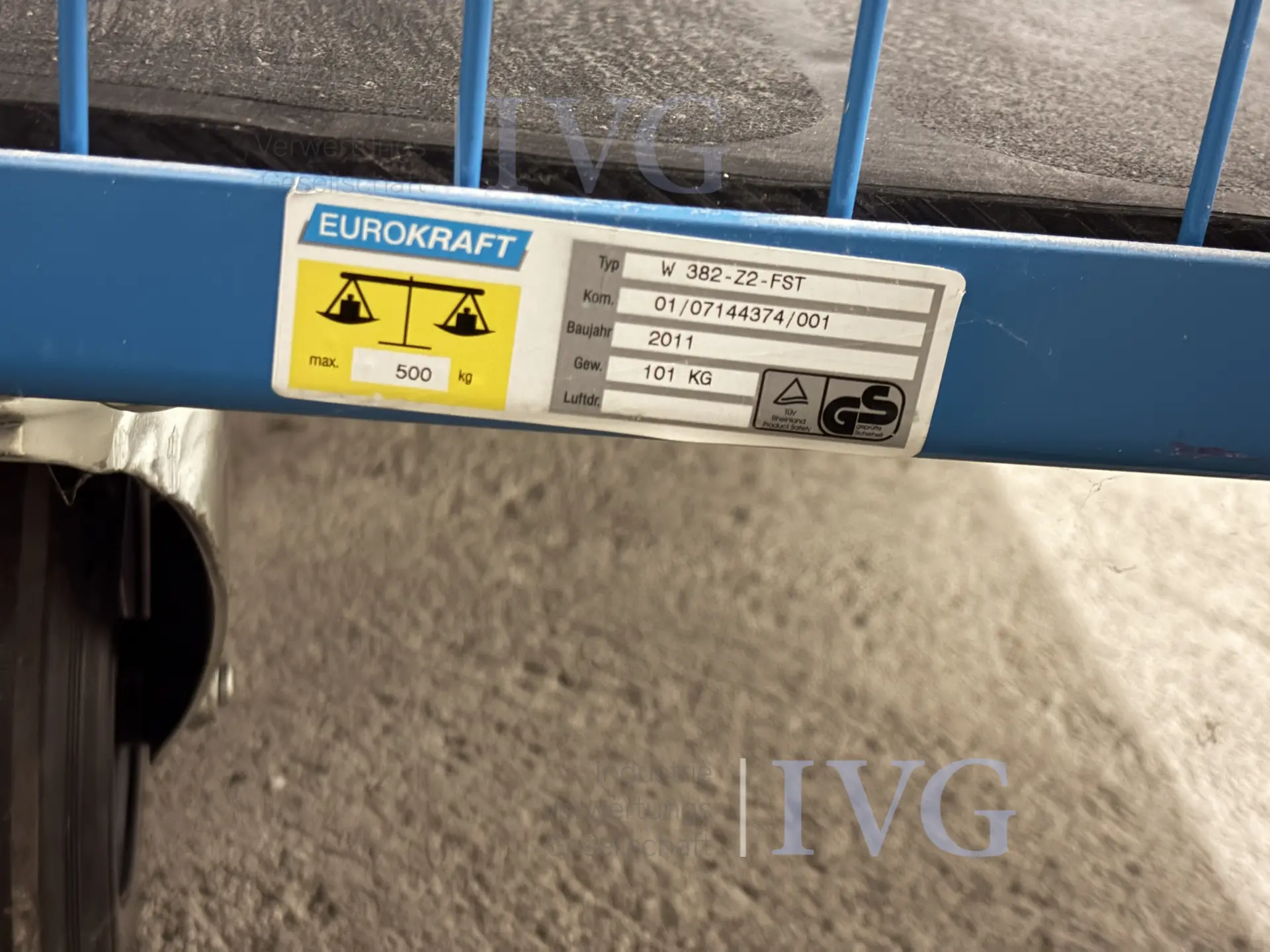 Regalwagen EUROKRAFT – foto 4 – kavel bij IVG, Luckenwalde