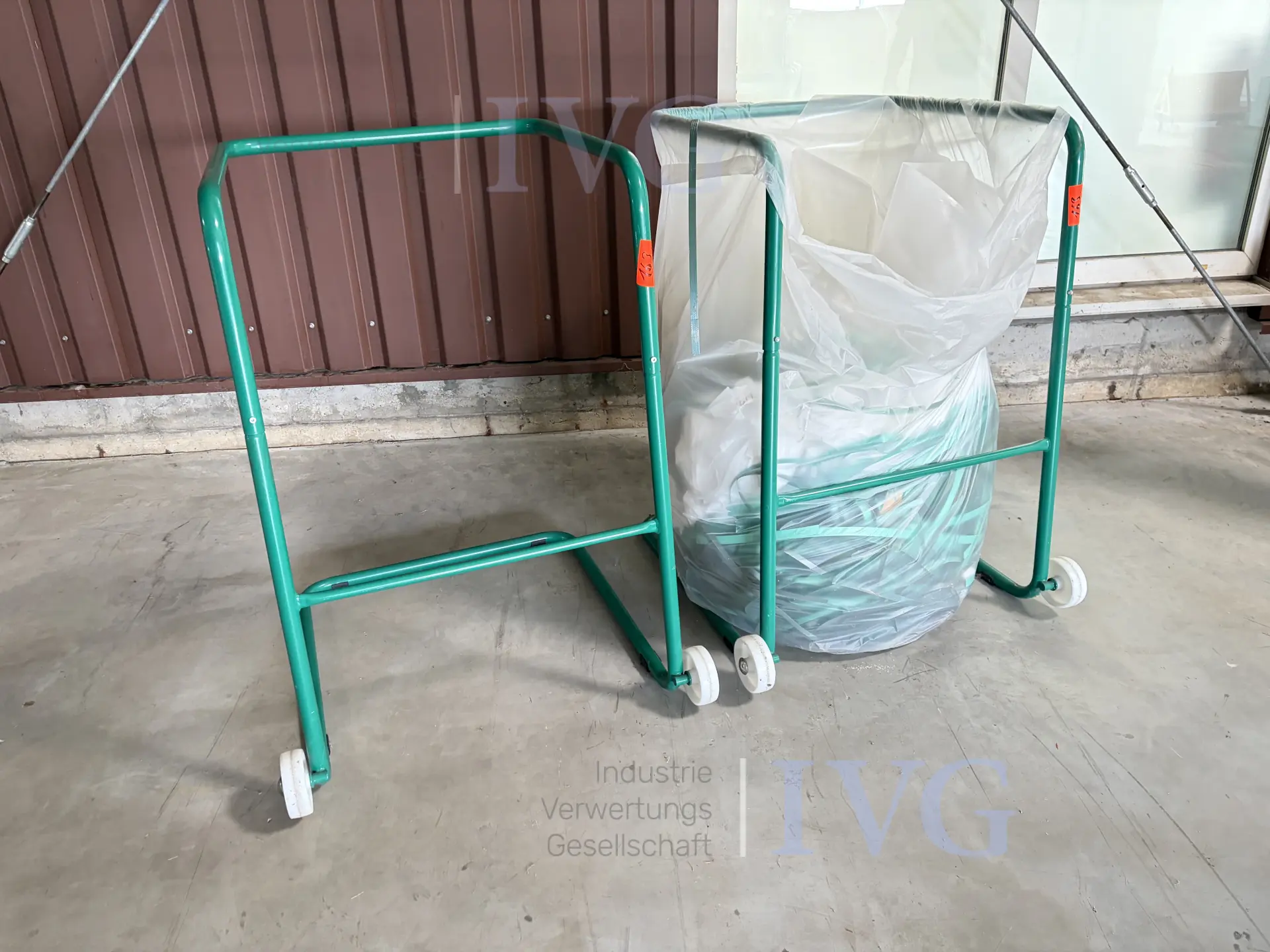 Afvalzakhouder, 2 stuks, EUROKRAFT WST 10-R – foto 6 – kavel bij IVG, Luckenwalde