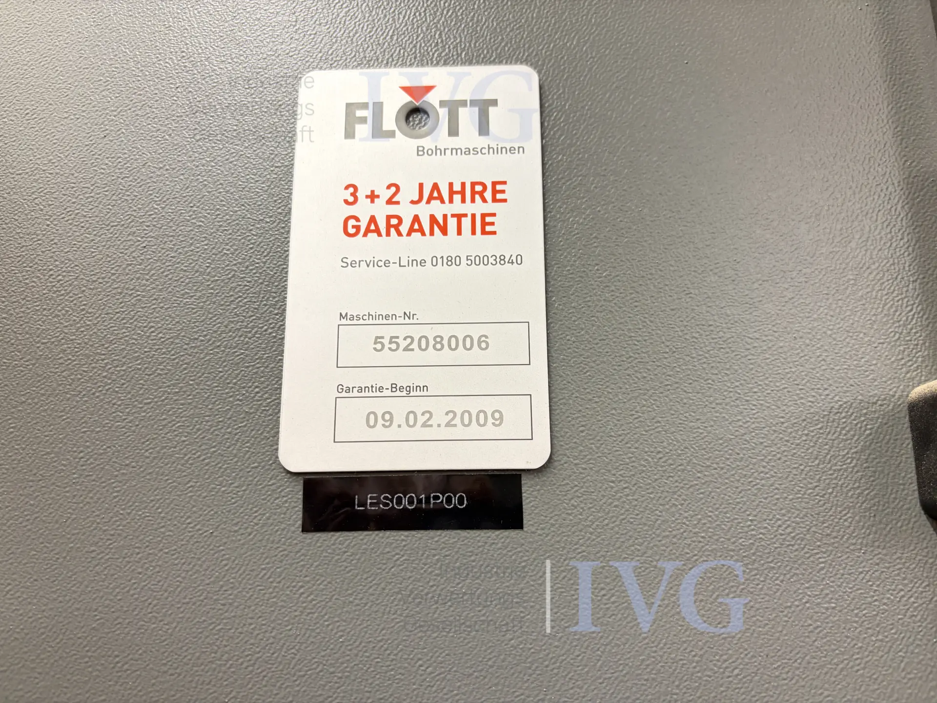 Kolomboormachine FLOTT M3 – foto 8 – kavel bij IVG, Luckenwalde