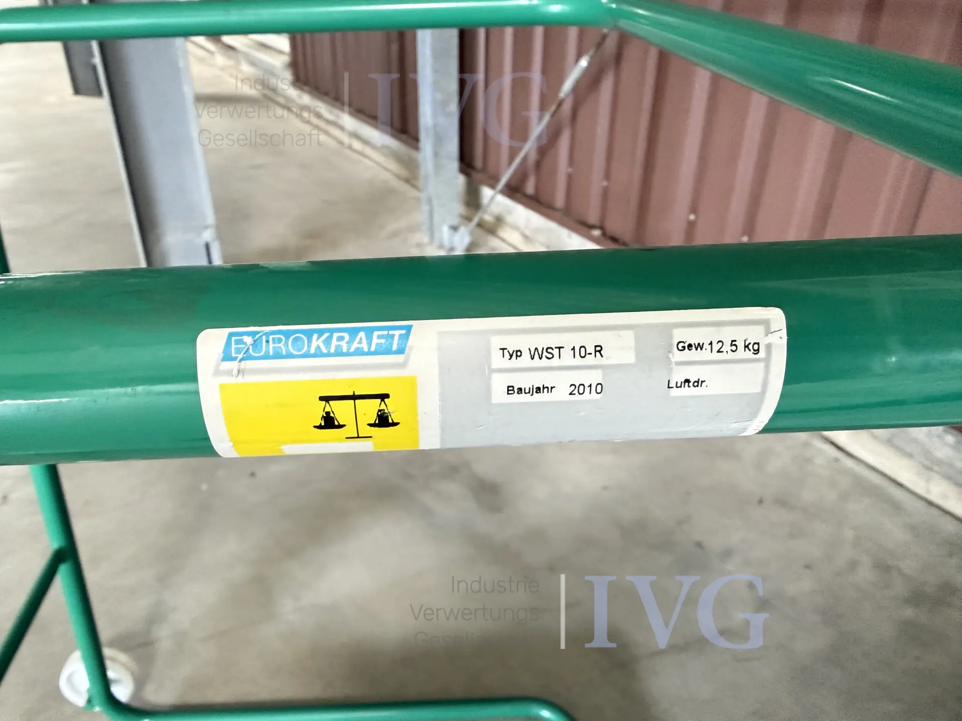 Afvalzakhouder, 2 stuks, EUROKRAFT WST 10-R – foto 3 – kavel bij IVG, Luckenwalde