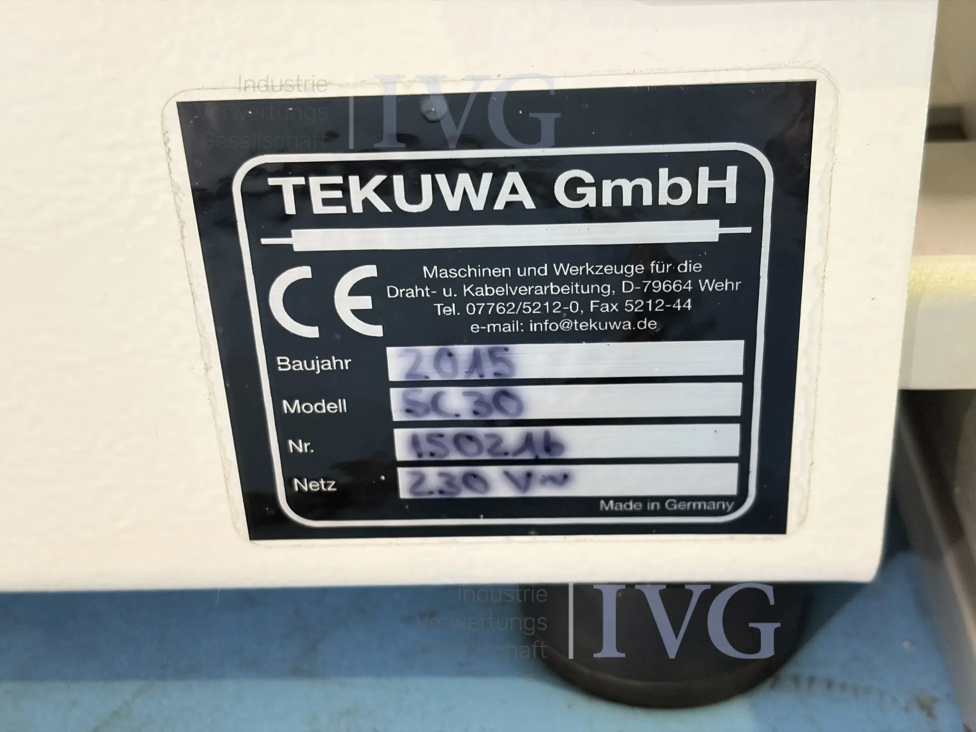 Ablängmaschine TEKUWA SC 30 – foto 9 – kavel bij IVG, Luckenwalde