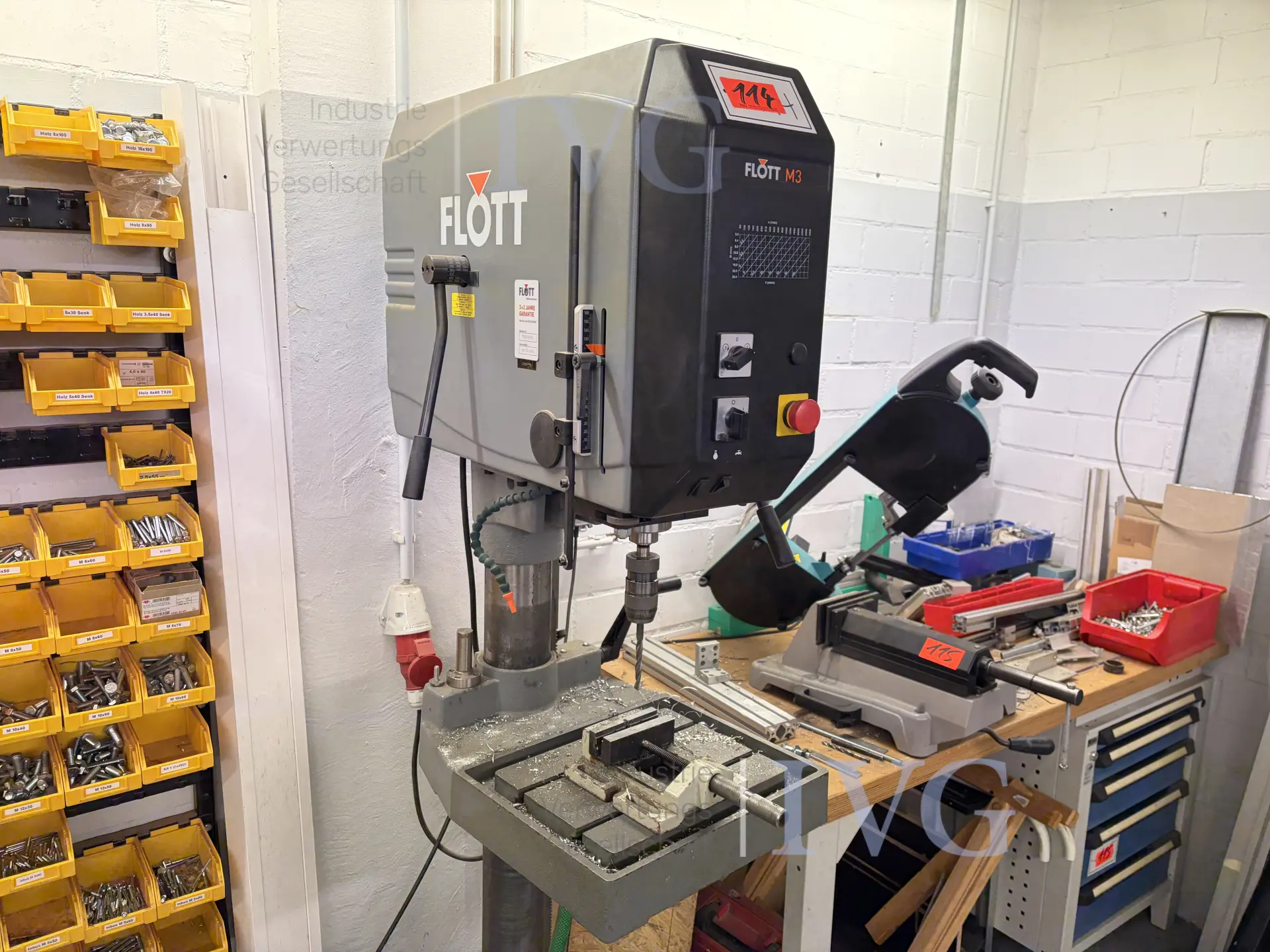 Kolomboormachine FLOTT M3 – foto 2 – kavel bij IVG, Luckenwalde