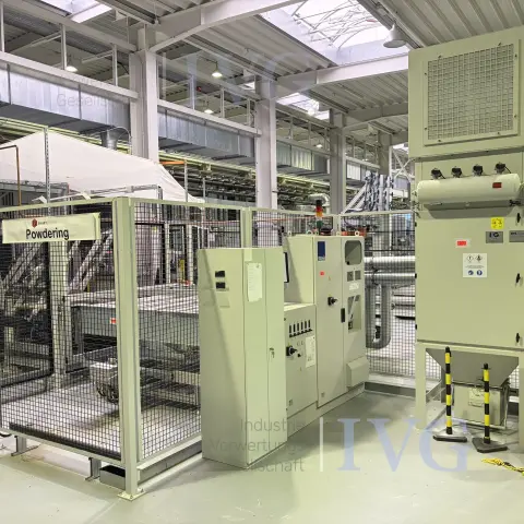 Solar cell powder coating machine SCHWINDT - DEUSSEN TFR 02 - 13/20S