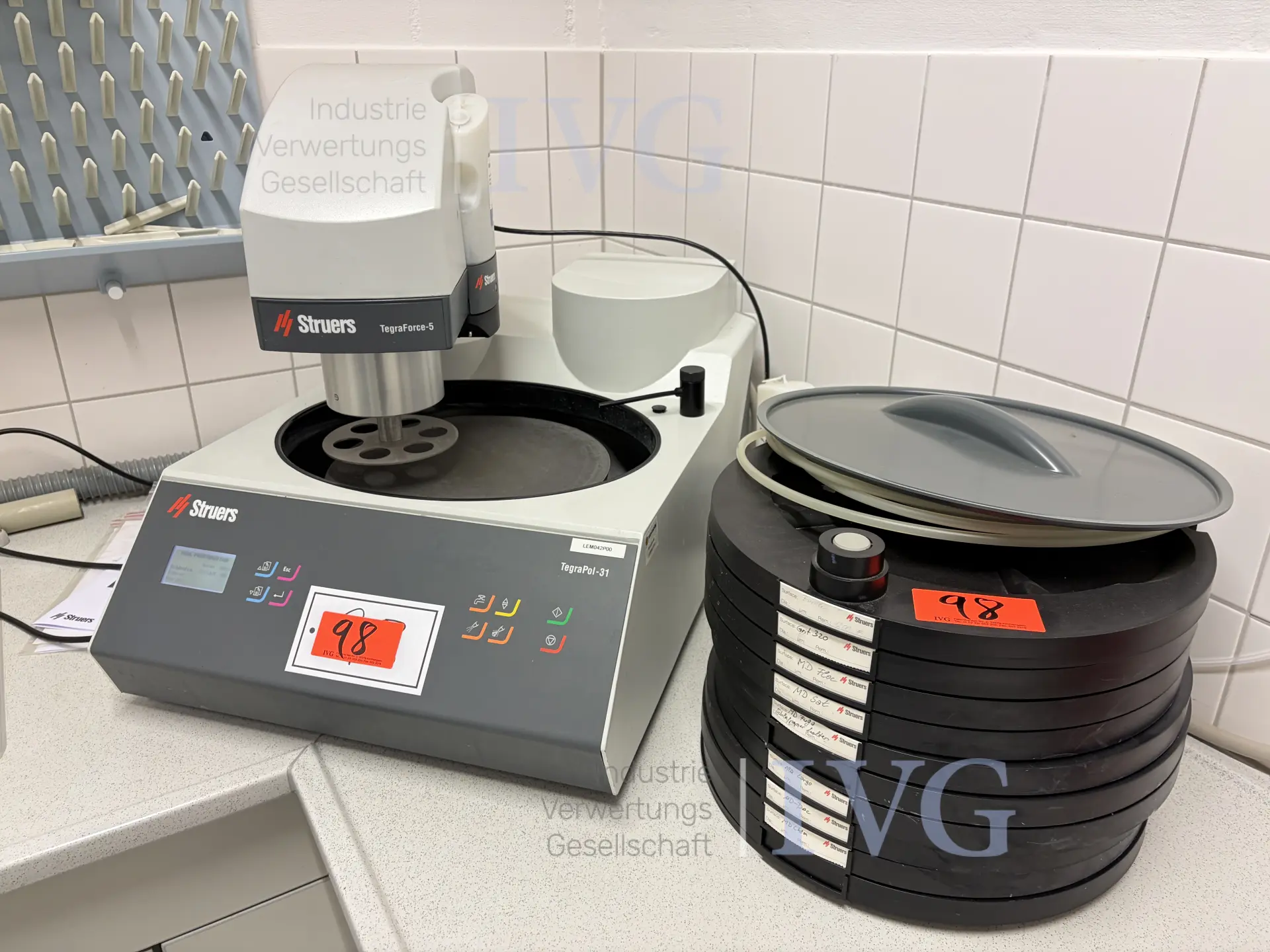 Polier- und Schleifmaschine STRUERS TegraPol-31 – foto 2 – kavel bij IVG, Luckenwalde