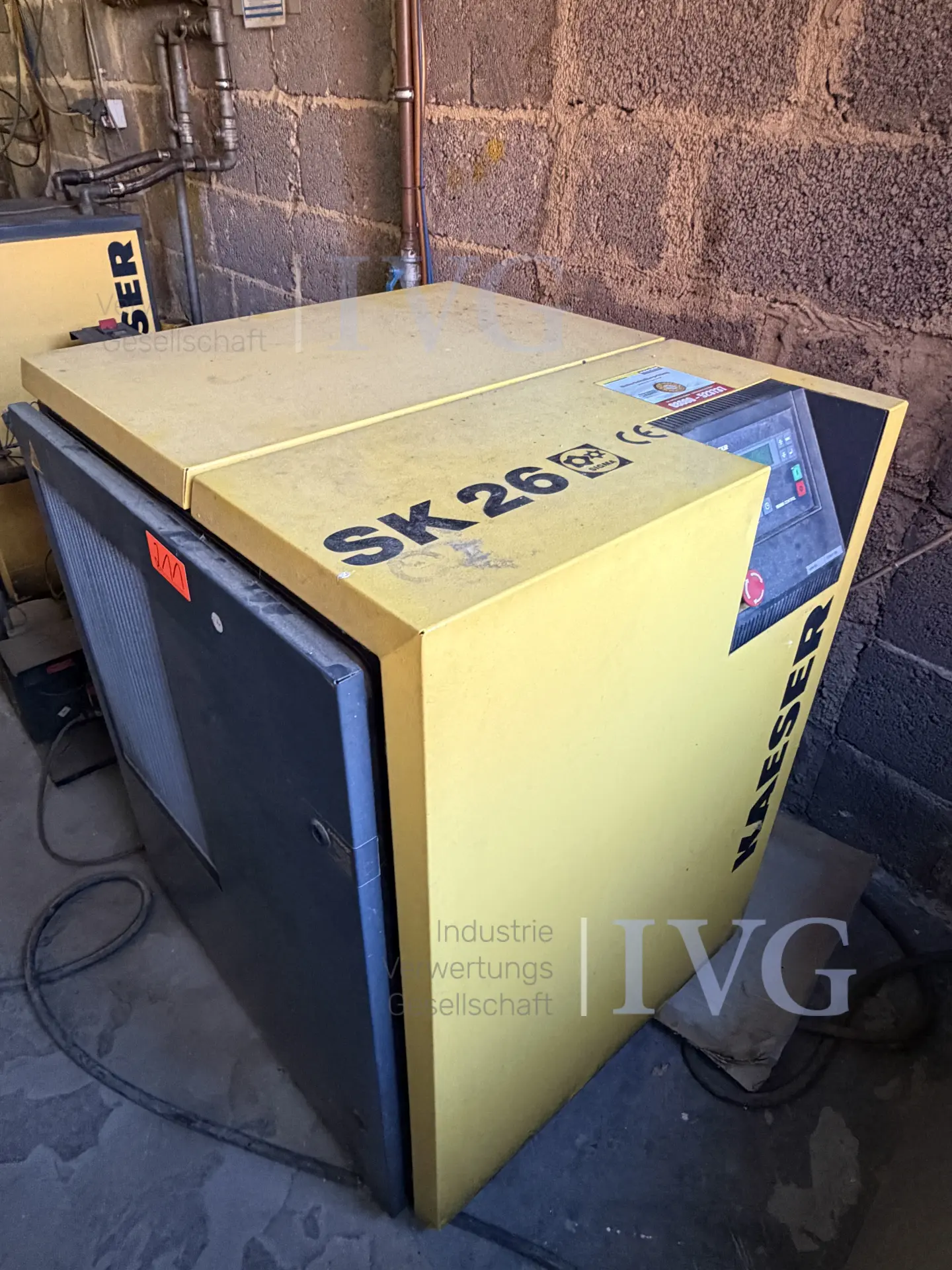 Schraubenkompressor KAESER SK26 – foto 2 – kavel bij IVG, Stolberg