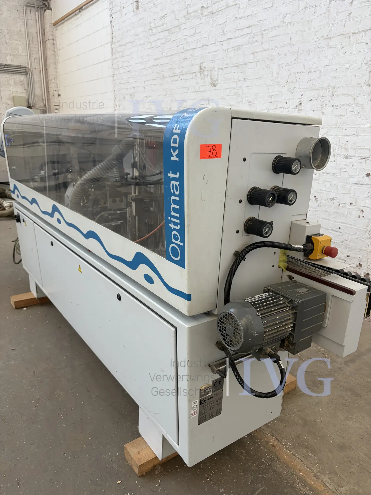 Kantenanleimmaschine BRANDT Optimat KDF 350 C – foto 4 – kavel bij IVG, Stolberg