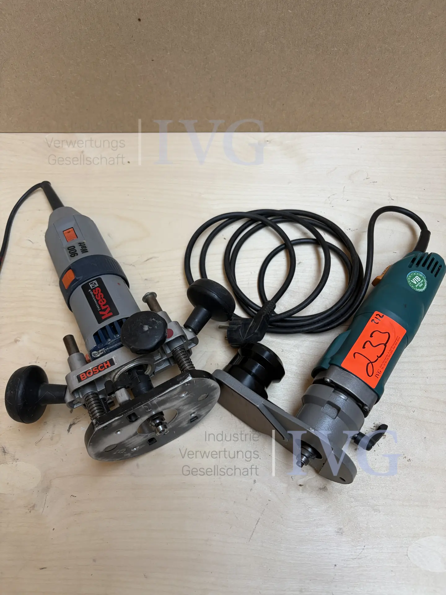 elektrische Oberfräsen KRESS FM6990E – foto 2 – kavel bij IVG, Stolberg