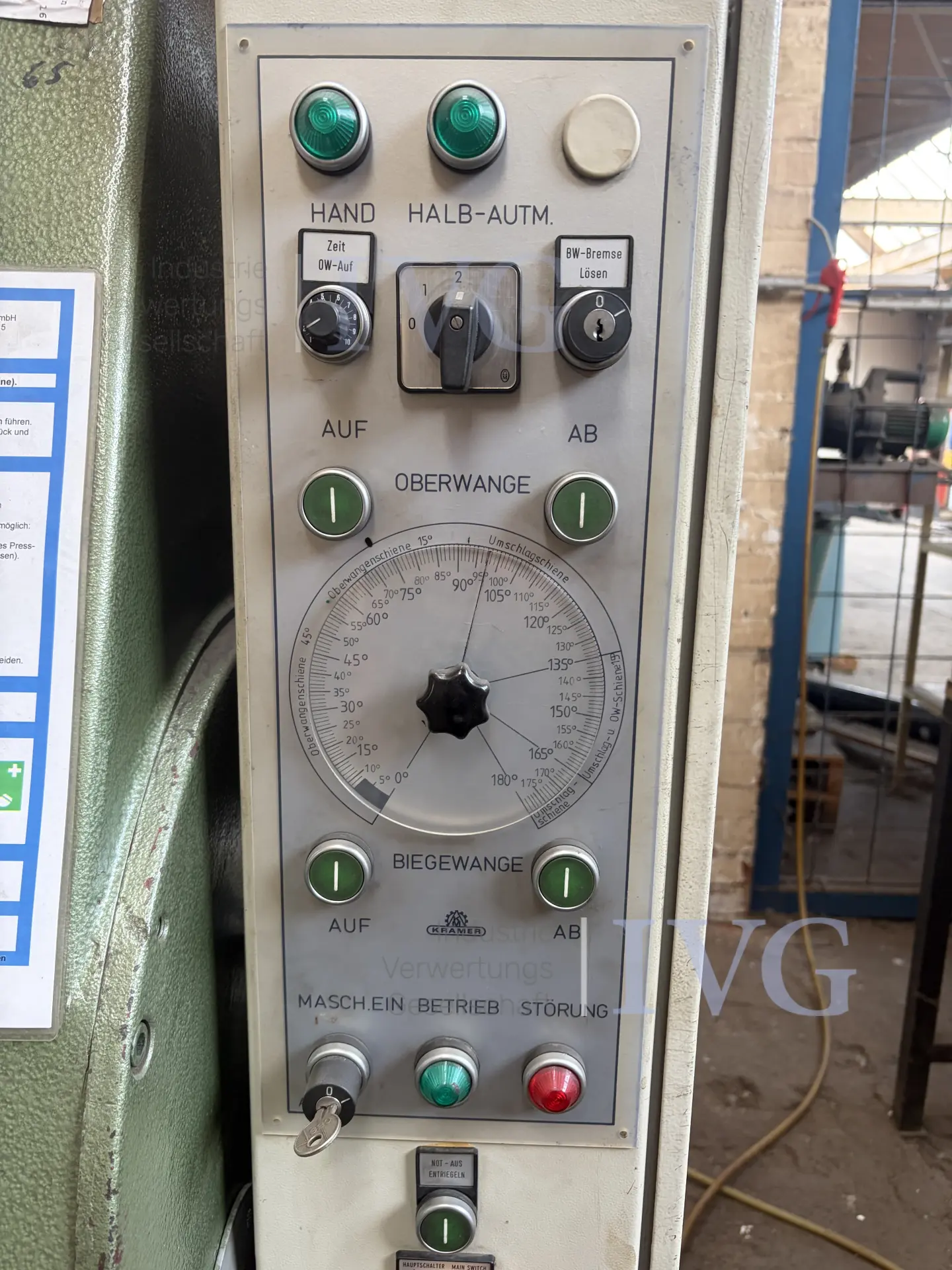 Schwenkbiegemaschine KRAMER AMaut III 2000 – foto 6 – kavel bij IVG, Stolberg