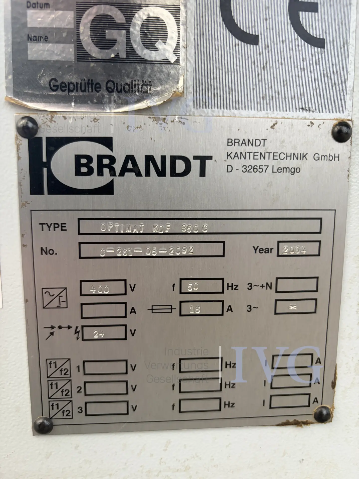 Kantenanleimmaschine BRANDT Optimat KDF 350 C – foto 20 – kavel bij IVG, Stolberg