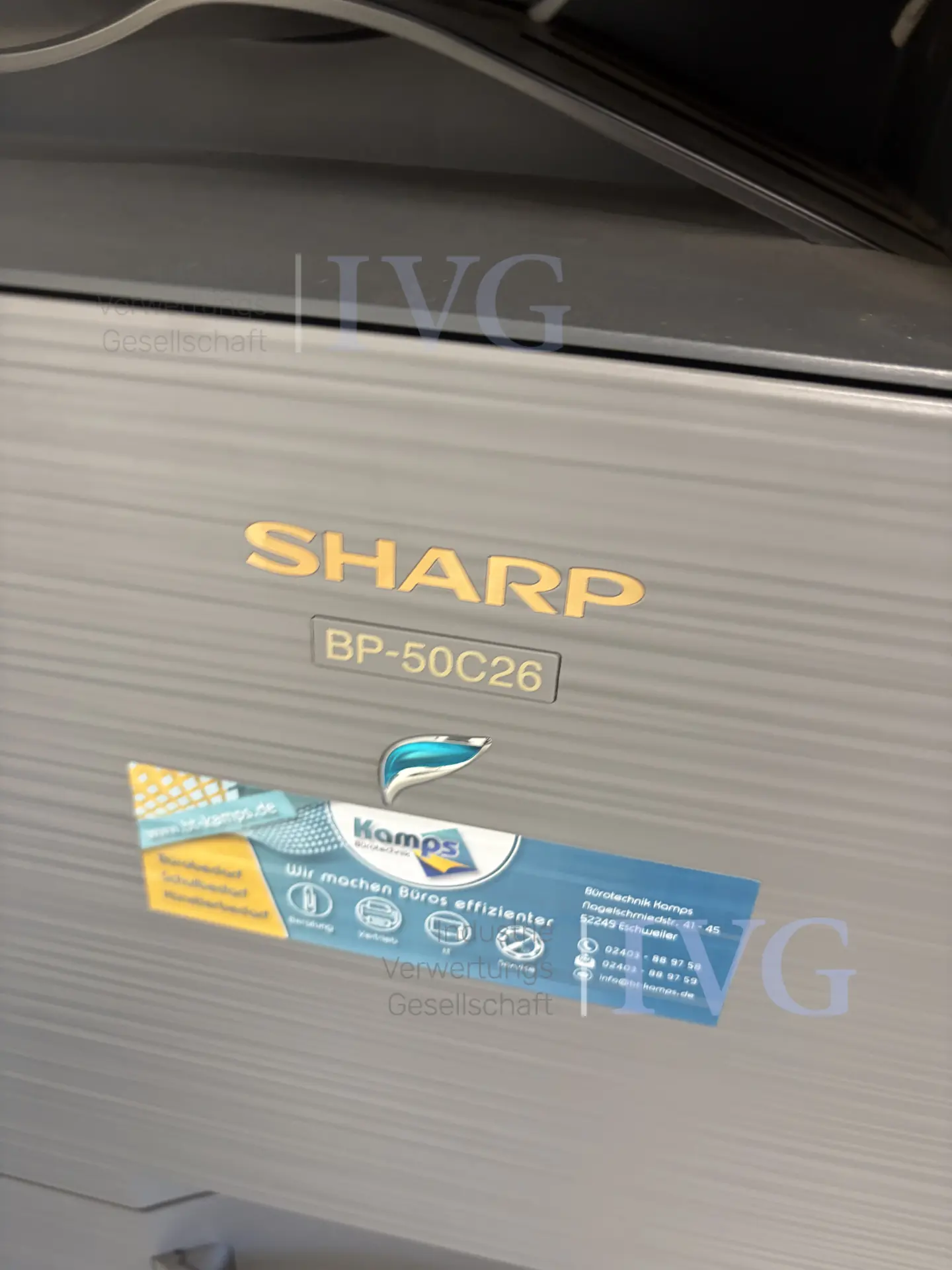 Multifunktionsgerät / Standkopierer SHARP BP-50C26 – foto 3 – kavel bij IVG, Stolberg