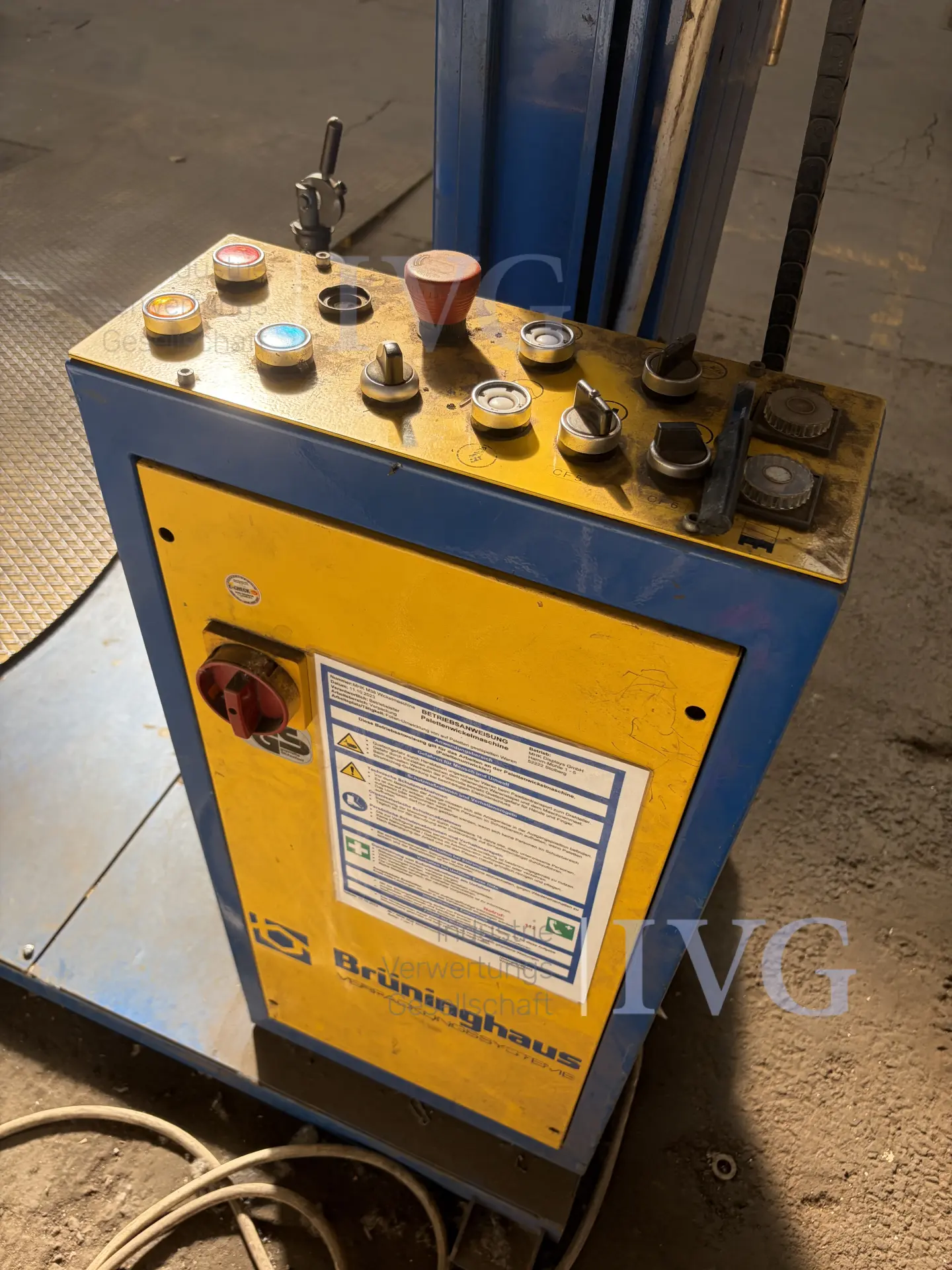 Paletten-Wickelmaschine SIAT AF3CF – foto 6 – kavel bij IVG, Stolberg