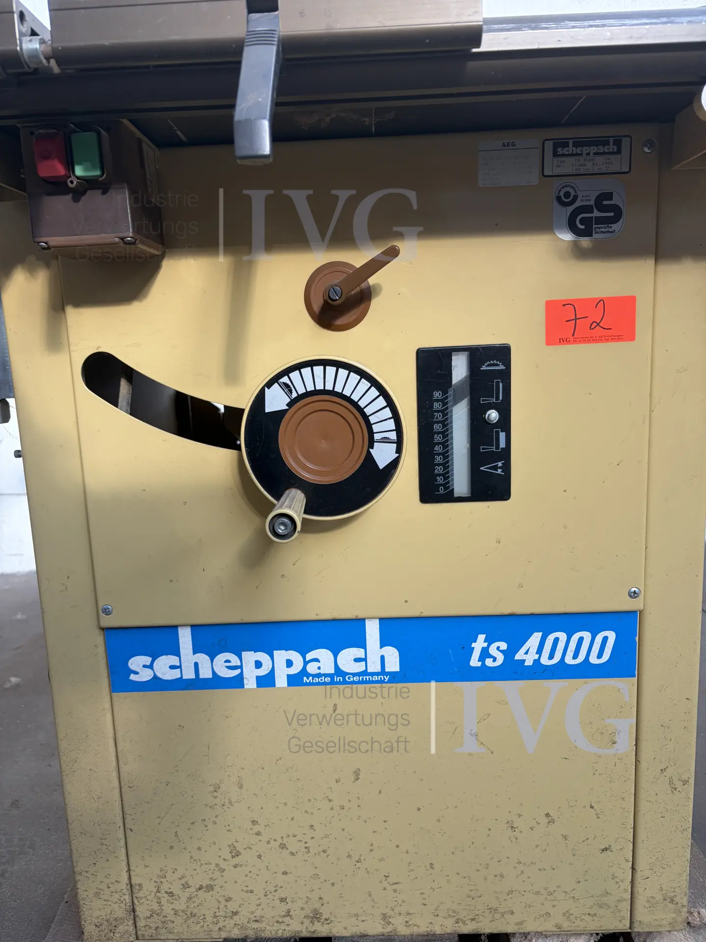 Tischkreissäge SCHEPPACH TS4000 – foto 6 – kavel bij IVG, Stolberg