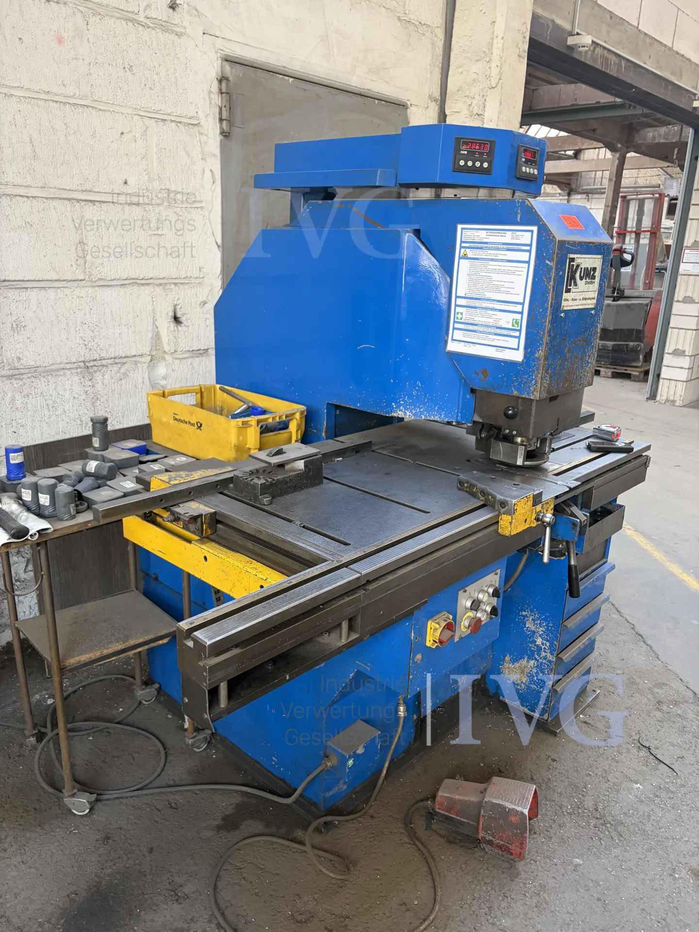Stanzmaschine KUNZ KST 20/450 – foto 3 – kavel bij IVG, Stolberg