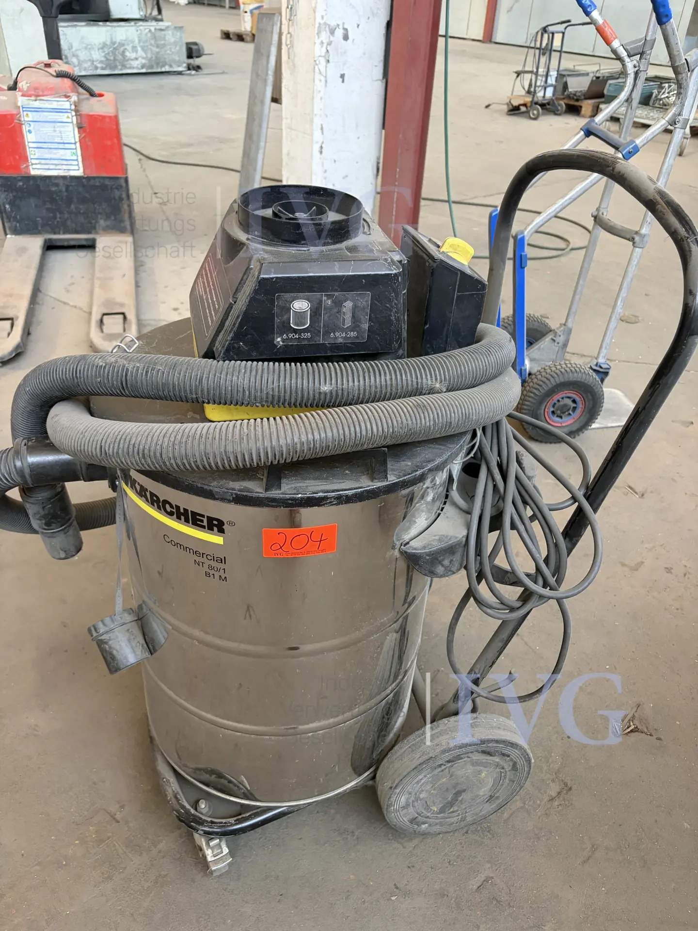 Industriesauger KÄRCHER NT 80/1 – foto 2 – kavel bij IVG, Stolberg