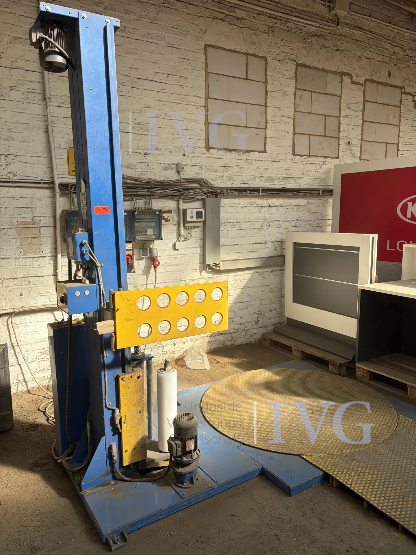 Paletten-Wickelmaschine SIAT AF3CF – foto 2 – kavel bij IVG, Stolberg