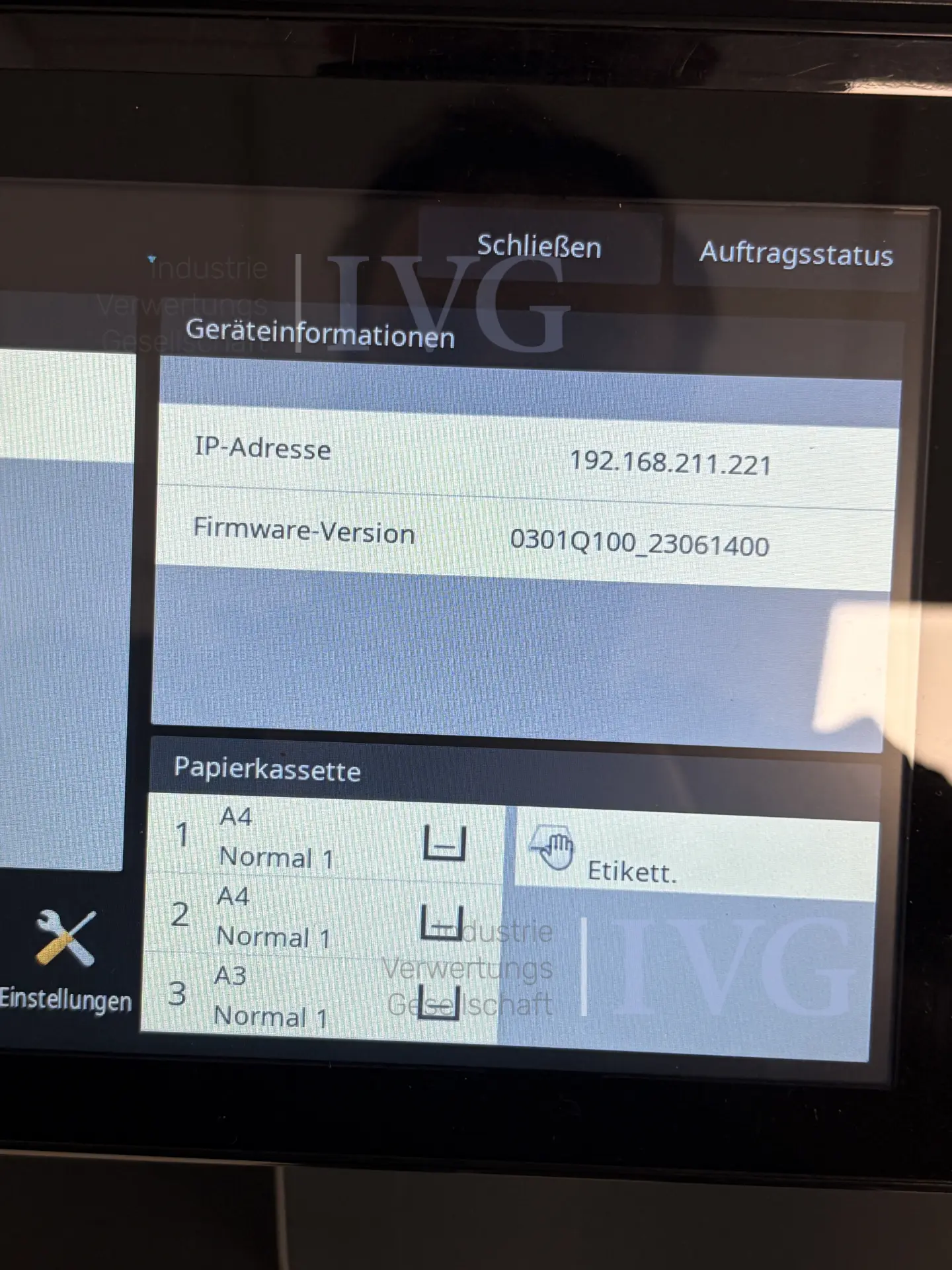 Multifunktionsgerät / Standkopierer SHARP BP-50C26 – foto 6 – kavel bij IVG, Stolberg