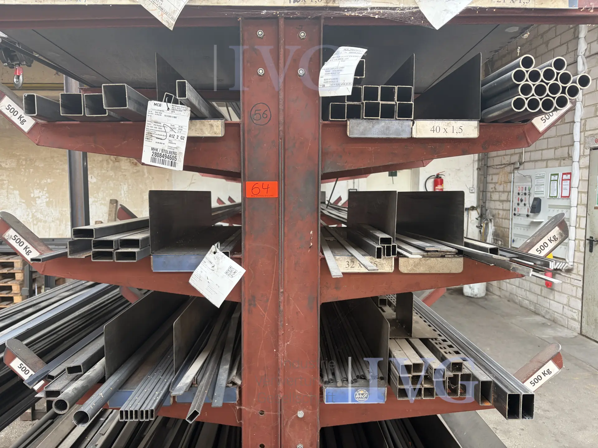 doppelseitiges Kragarmregal – foto 3 – kavel bij IVG, Stolberg