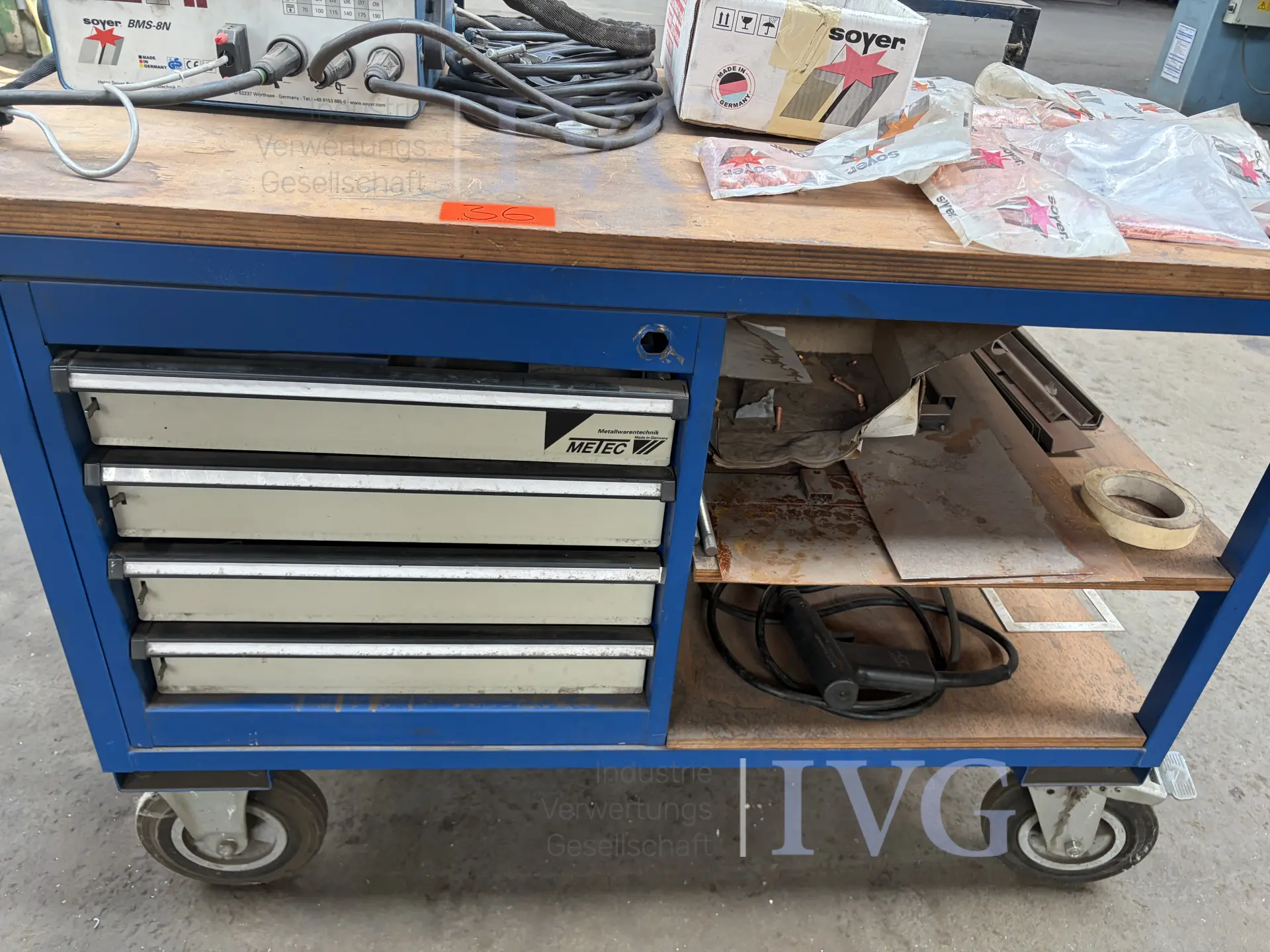 Bolzenschweißgerät SOYER BMS-8N – foto 7 – kavel bij IVG, Stolberg