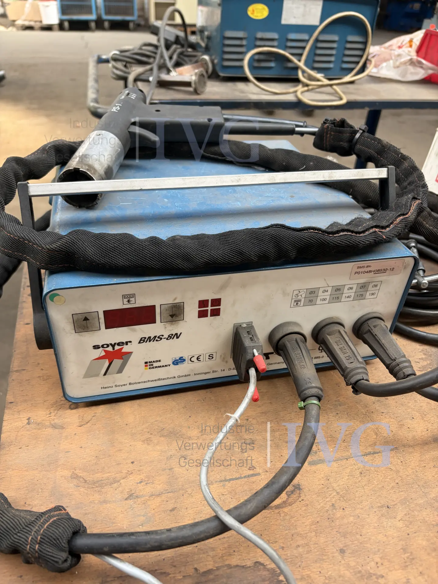 Bolzenschweißgerät SOYER BMS-8N – foto 2 – kavel bij IVG, Stolberg