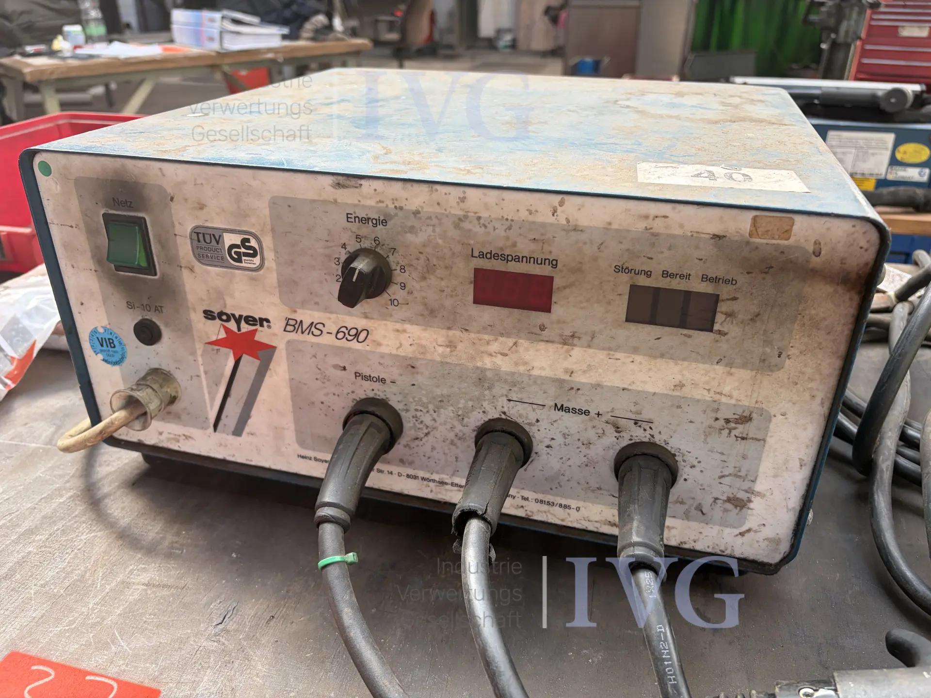 Bolzenschweißgerät SOYER BMS-690 – foto 2 – kavel bij IVG, Stolberg