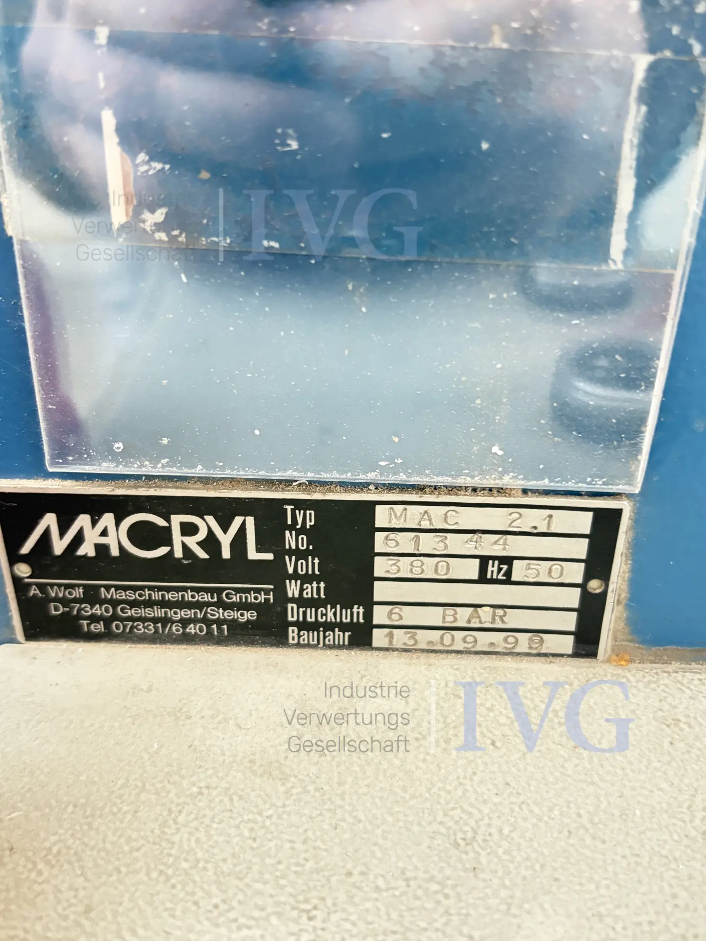 Hochglanzfräse WOLF MACRYL MAC 2.1 – foto 11 – kavel bij IVG, Stolberg