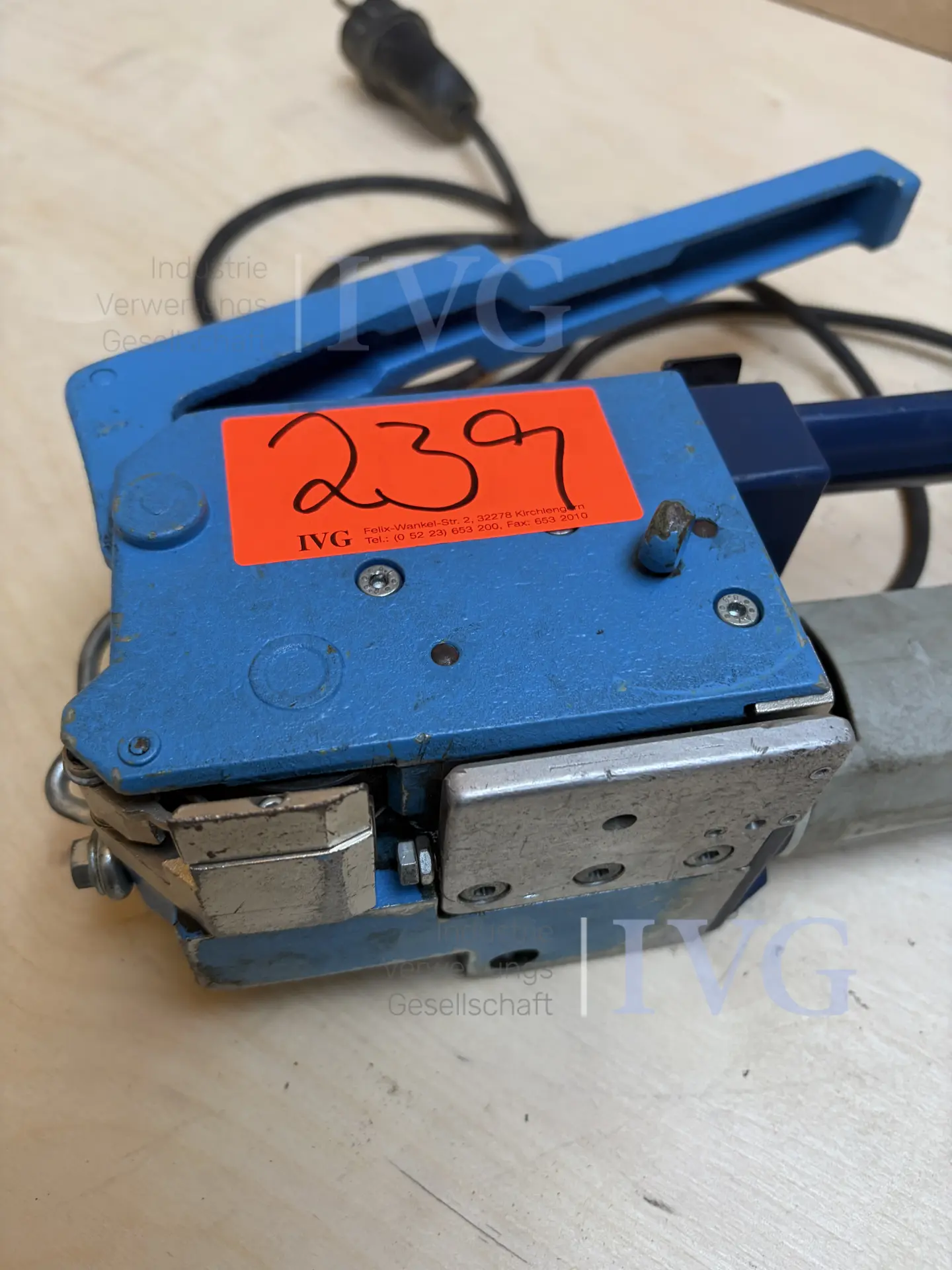 elektrisches Band-Spanngerät CYKLOP CE2000 – foto 6 – kavel bij IVG, Stolberg