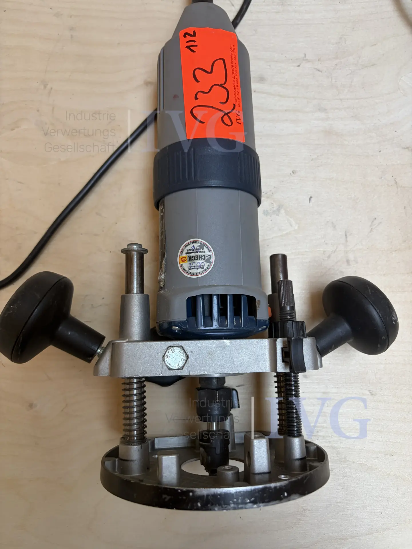 elektrische Oberfräsen KRESS FM6990E – foto 4 – kavel bij IVG, Stolberg
