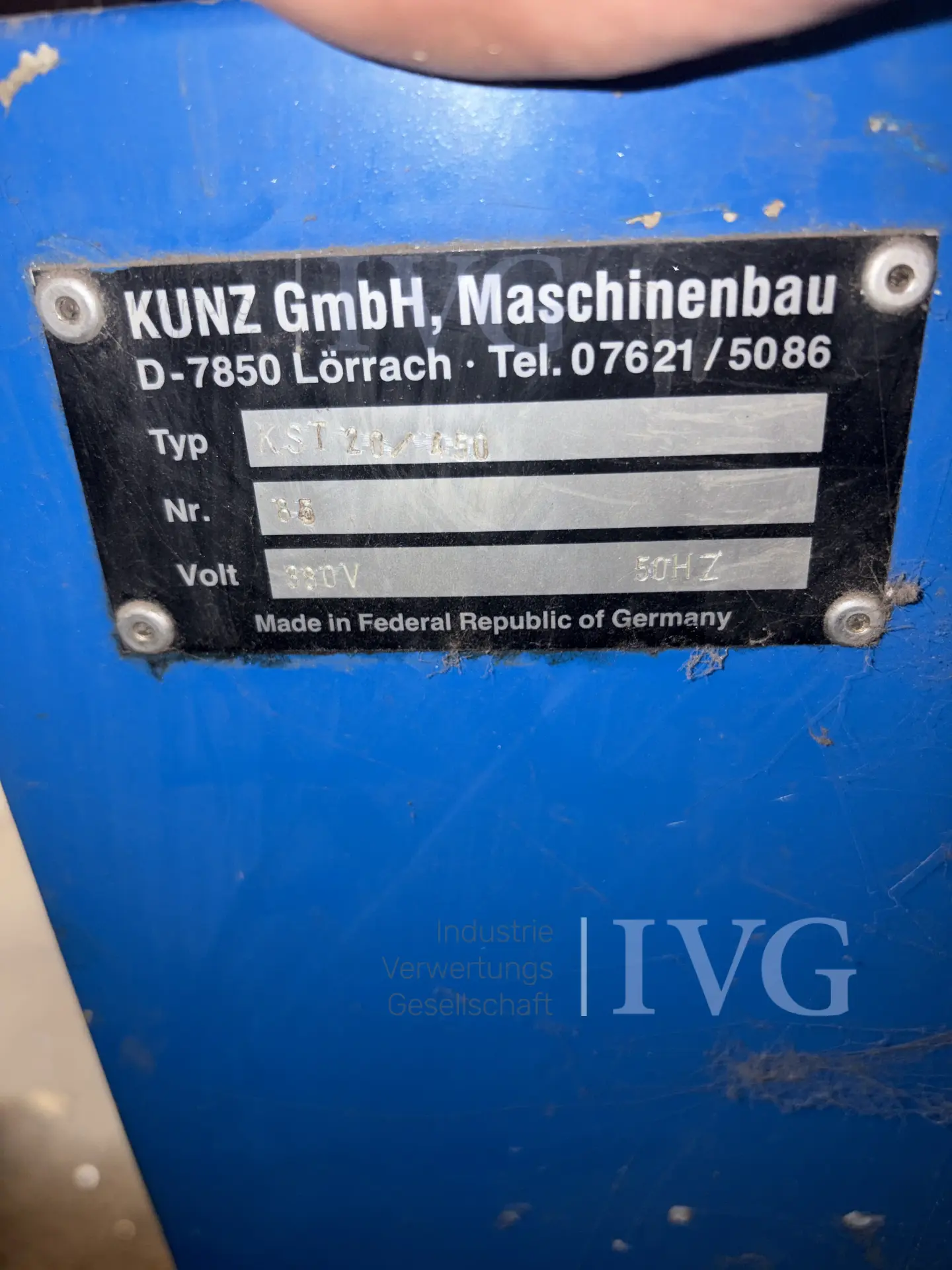 Stanzmaschine KUNZ KST 20/450 – foto 16 – kavel bij IVG, Stolberg