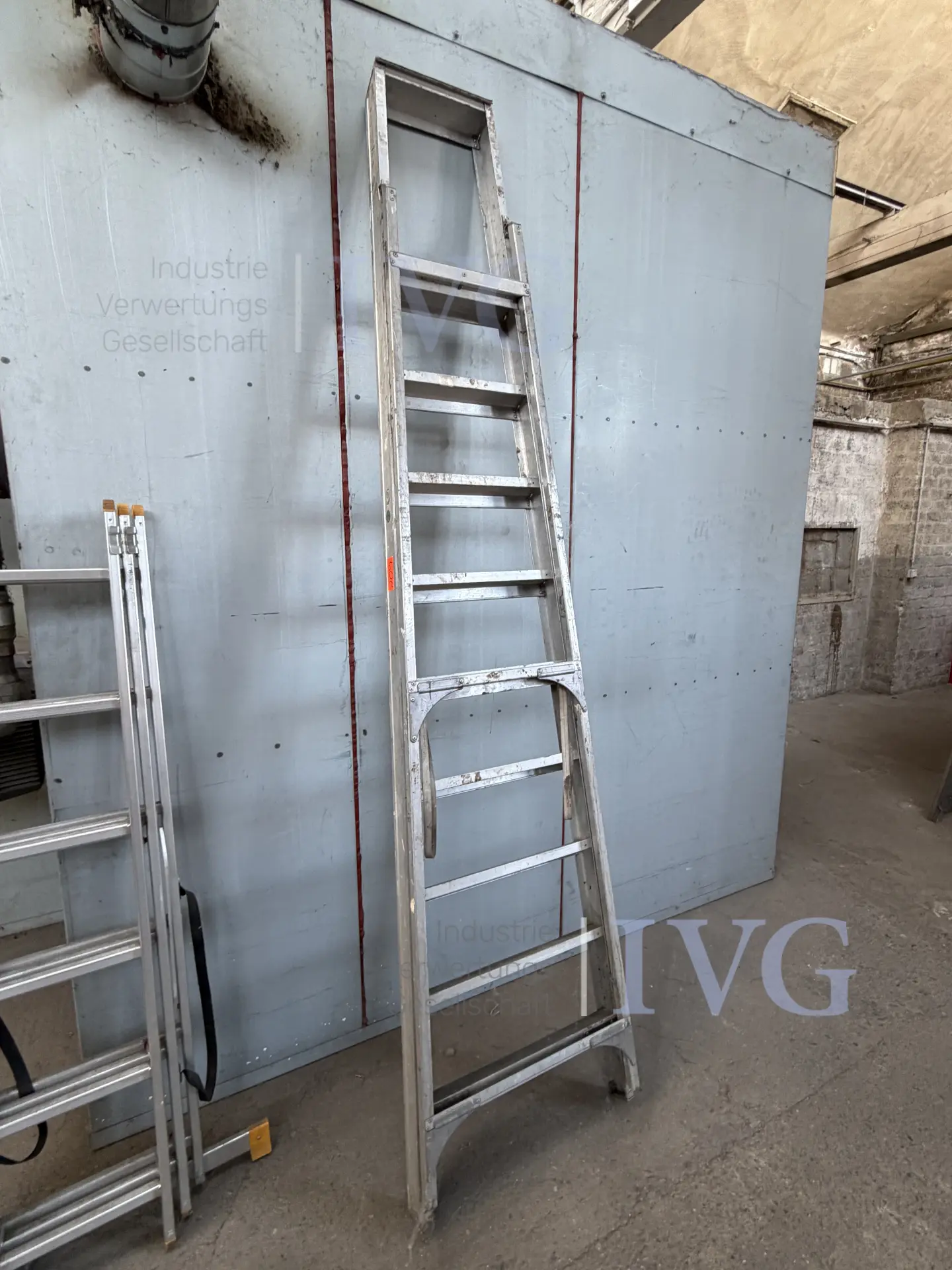 Alu-Klappleiter POESCHCO – foto 2 – kavel bij IVG, Stolberg