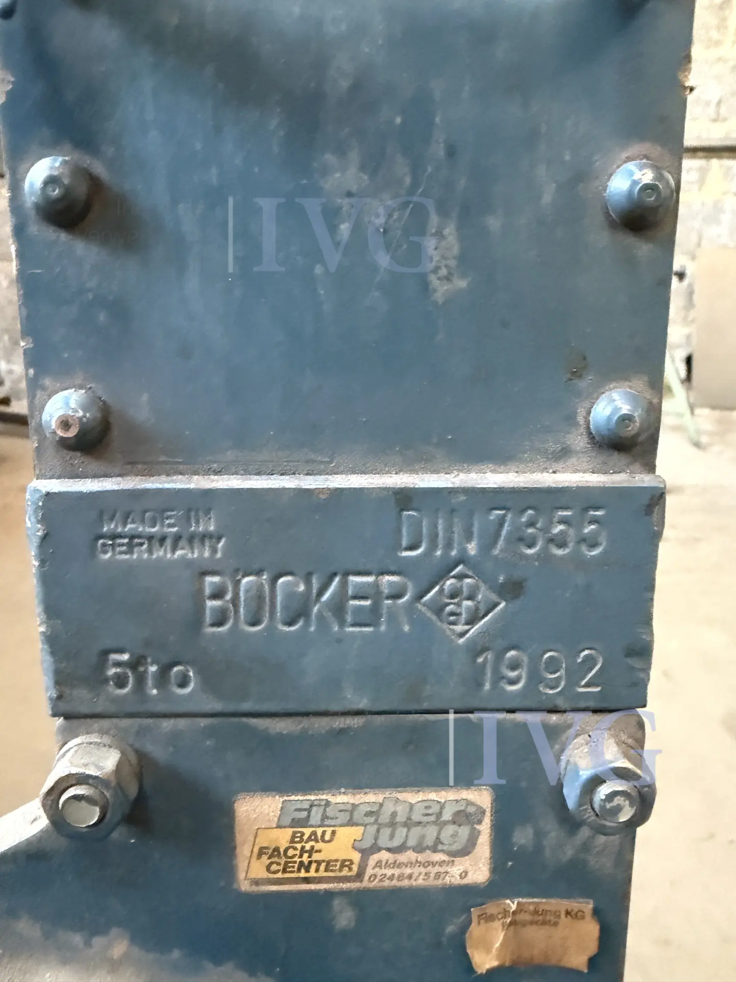 Stockwinde BÖCKER – foto 5 – kavel bij IVG, Stolberg