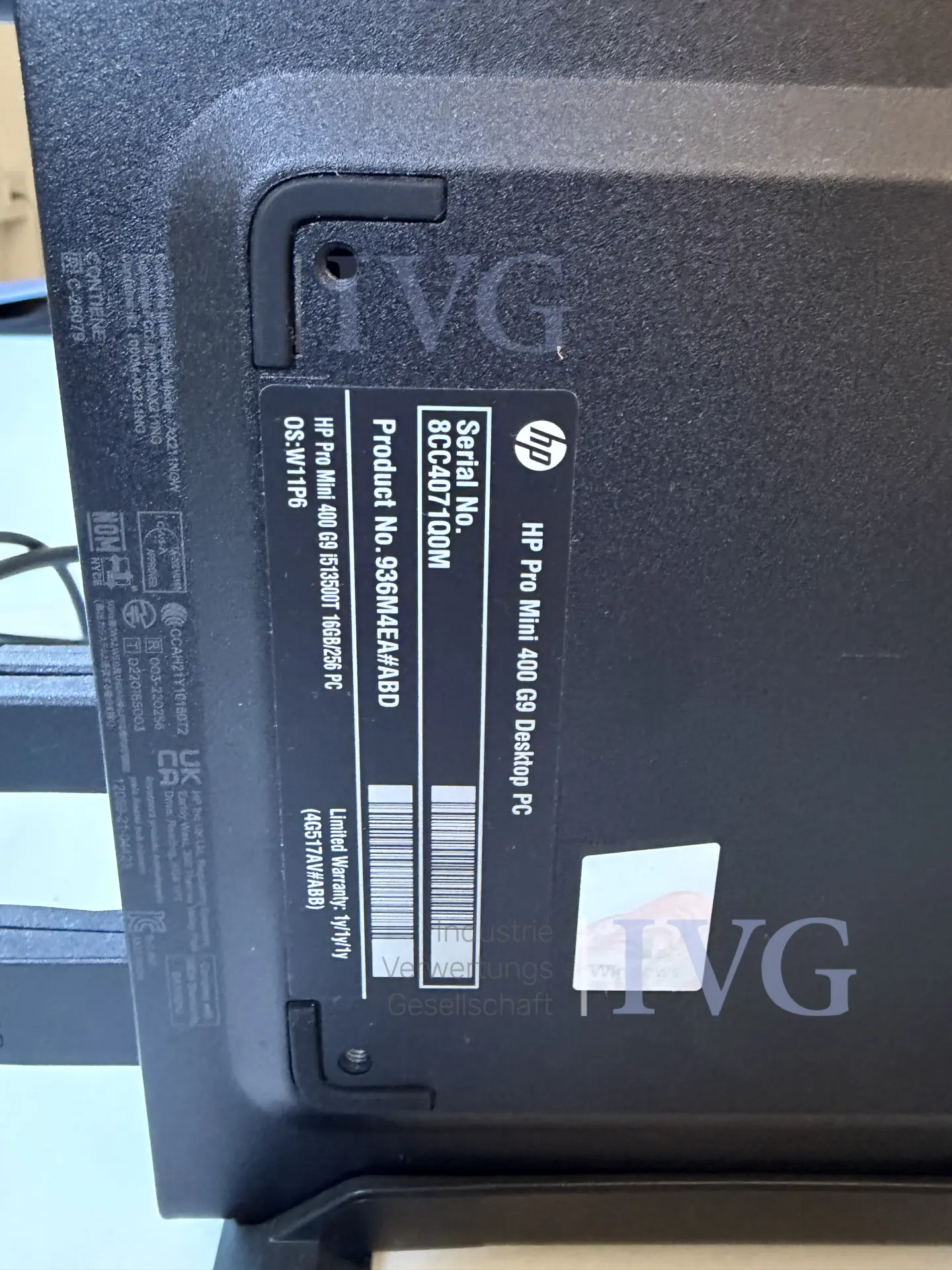 Desktop PC HP Pro Mini 400 G9 – foto 5 – kavel bij IVG, Stolberg