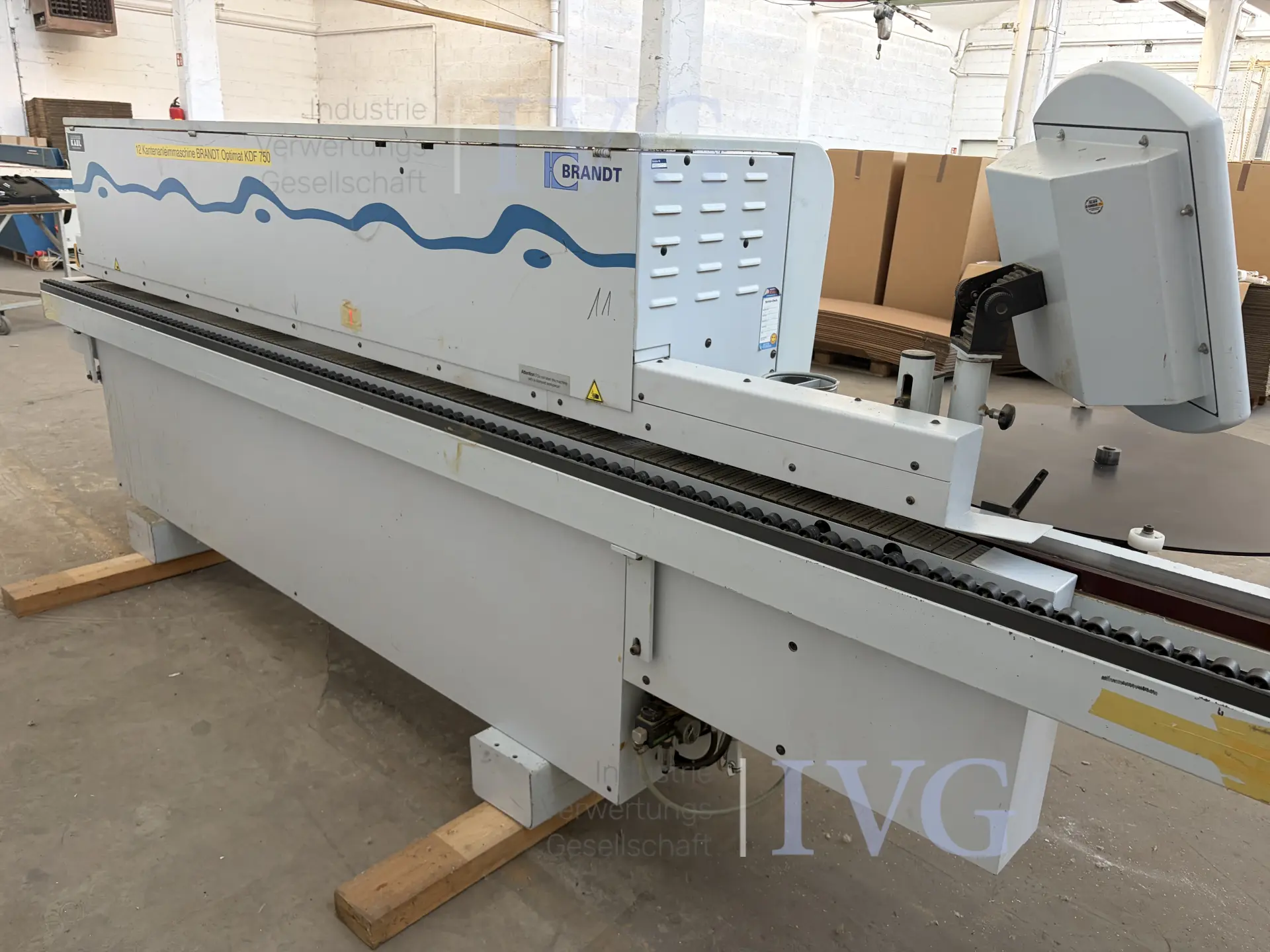Kantenanleimmaschine BRANDT Optimat KDF 350 C – foto 3 – kavel bij IVG, Stolberg