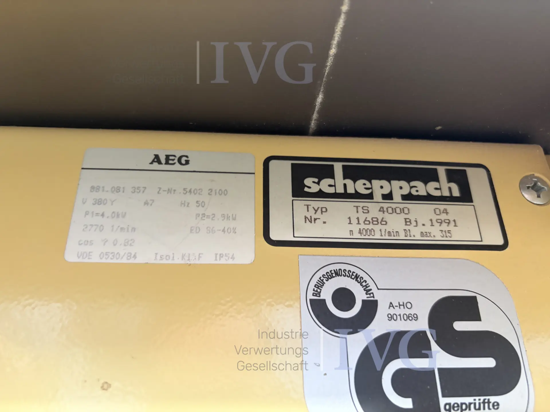 Tischkreissäge SCHEPPACH TS4000 – foto 7 – kavel bij IVG, Stolberg